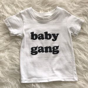 Baby gang baby tee shirt